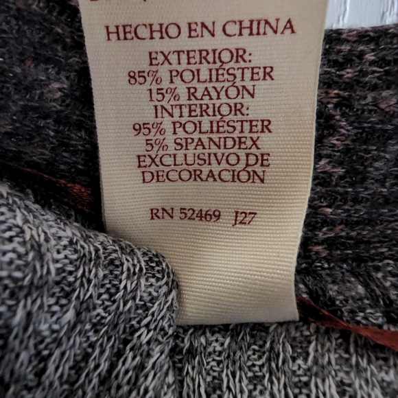 Faded glory sweater with attached tank and necklace plus size 3x - Picture 7 of 13